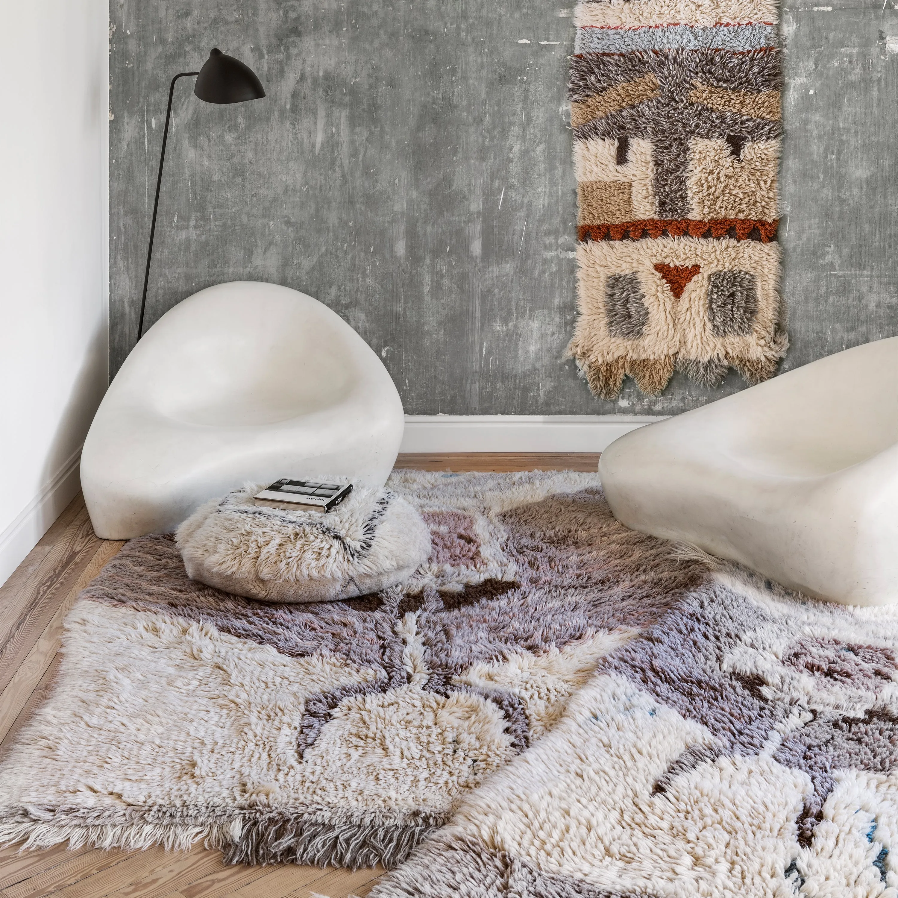 Washable Berber Soul Pouf