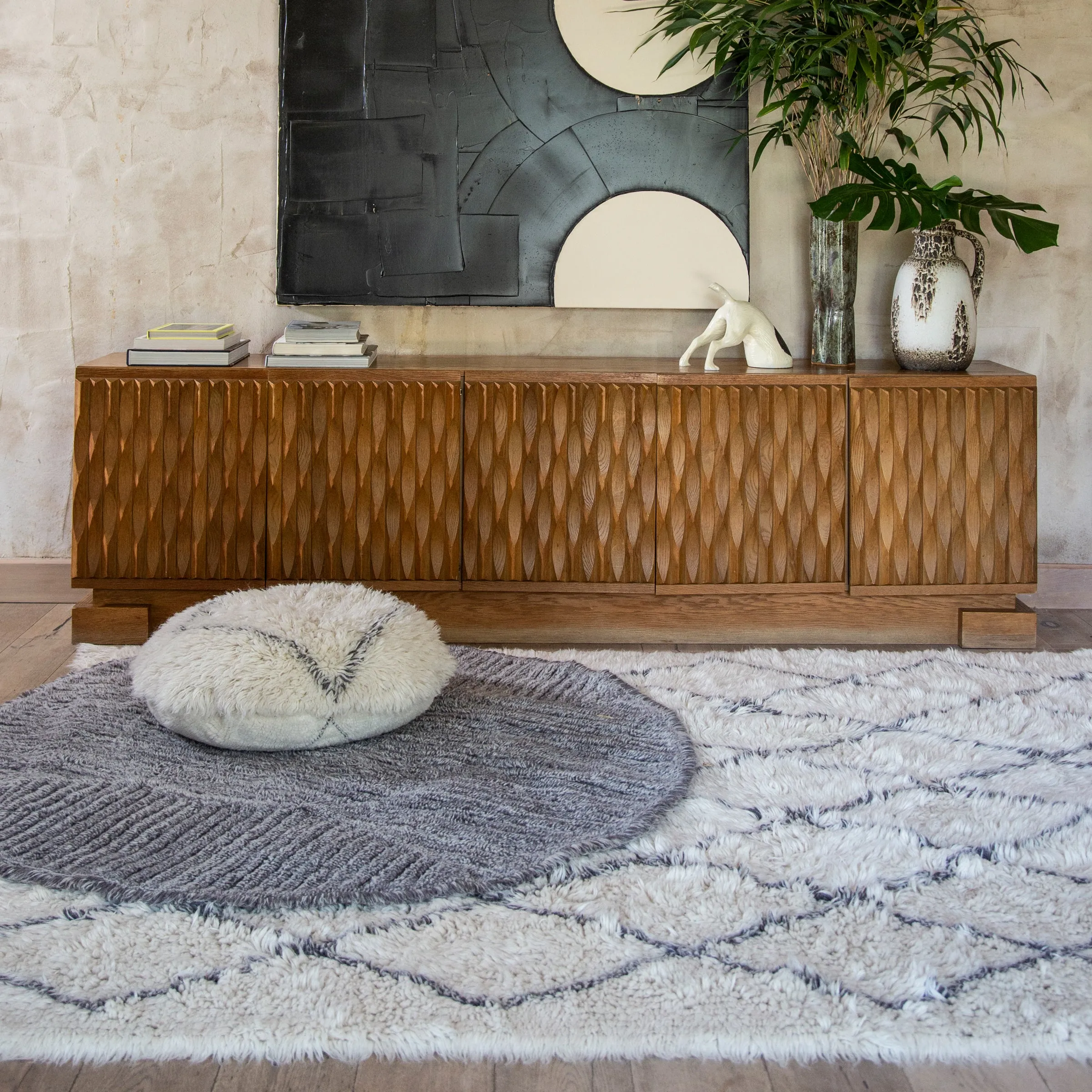 Washable Berber Soul Pouf