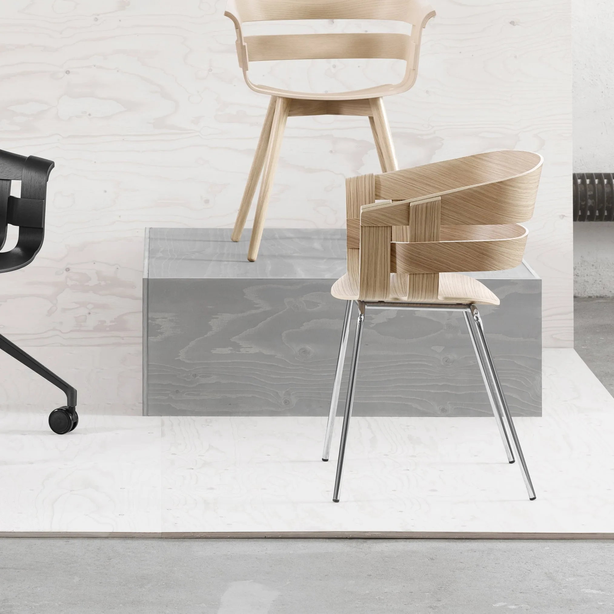 Wick Dining Chair with Tube Legs