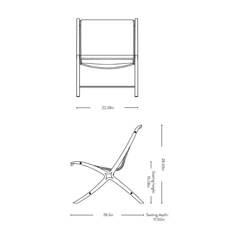 X Lounge Chair